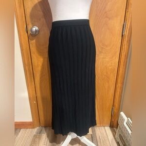 Nordstrom Black Midi Skirt